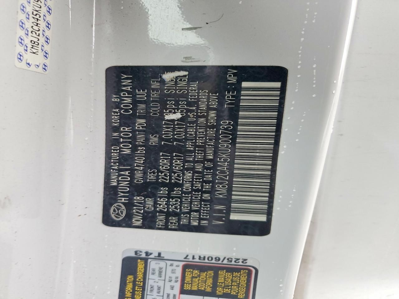 2019 Hyundai Tucson se