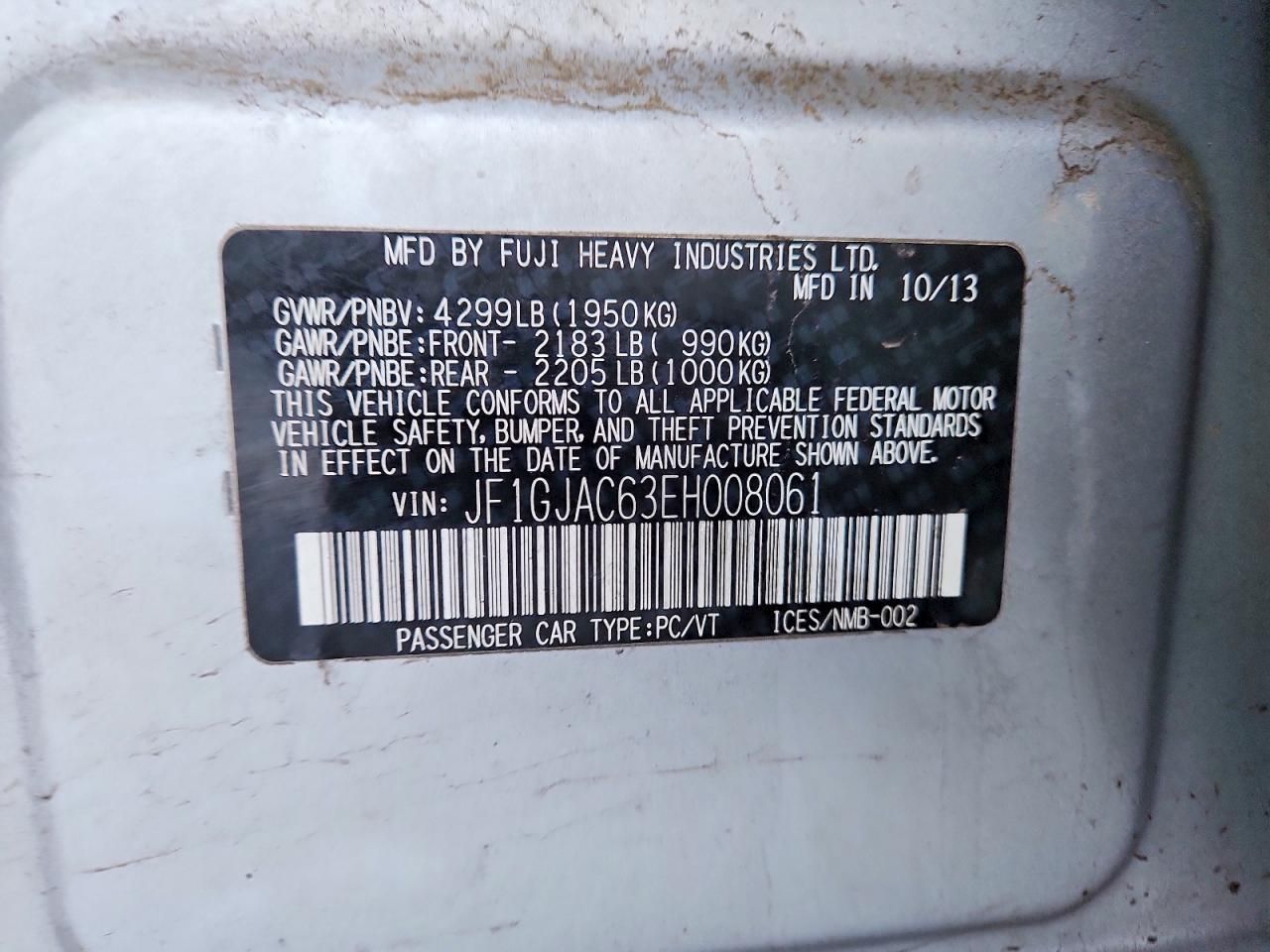 2014 Subaru Impreza Premium