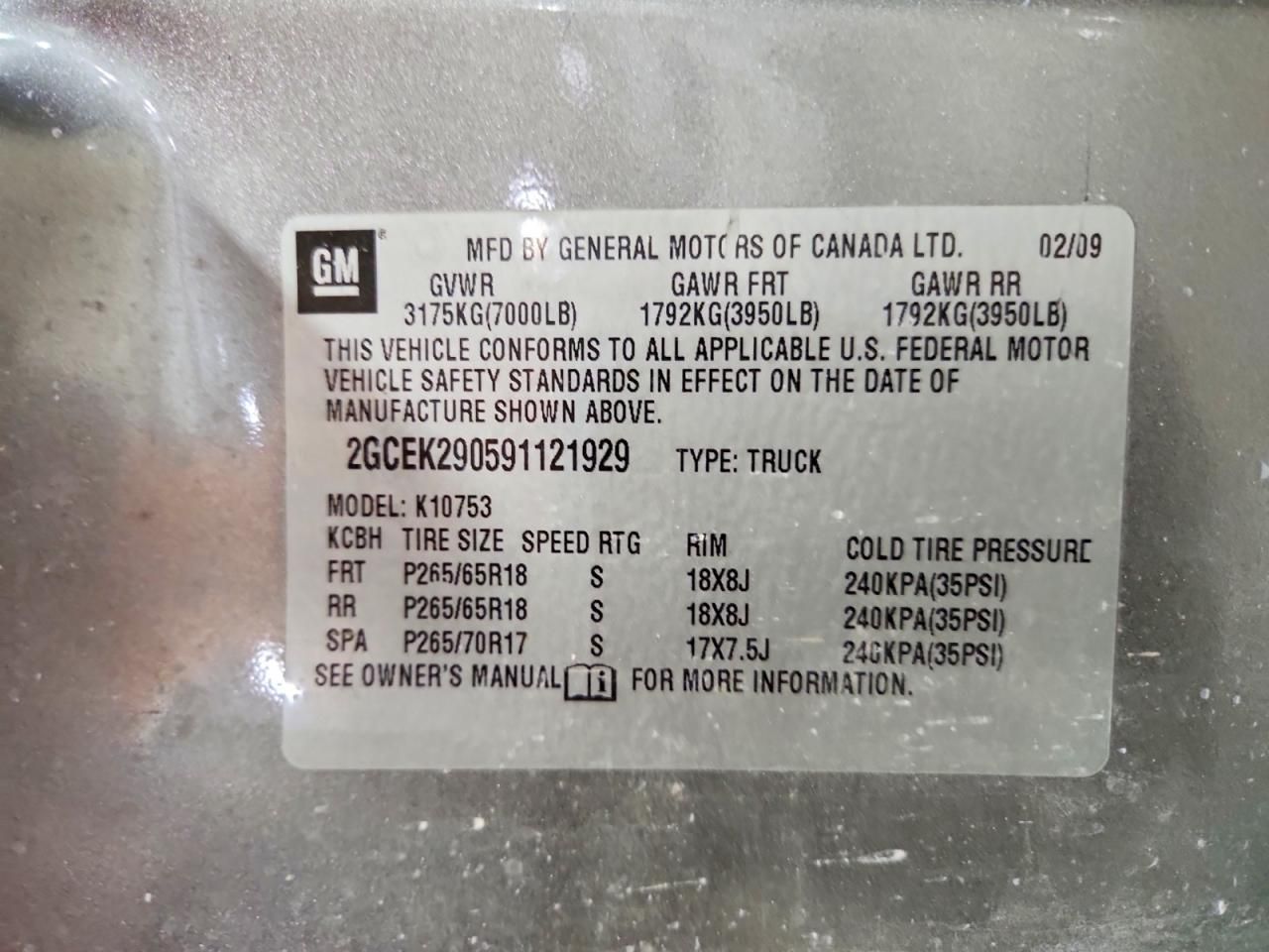 2009 Chevrolet Silverado K1500 lt