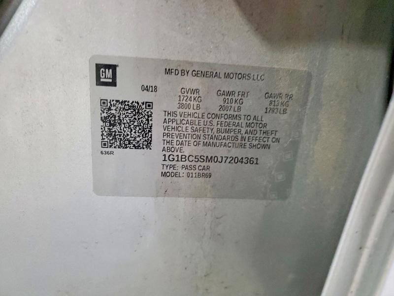 2018 Chevrolet Cruze ls