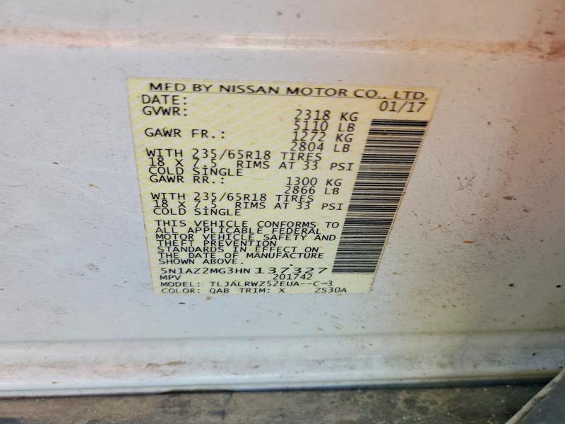 2017 Nissan Murano s