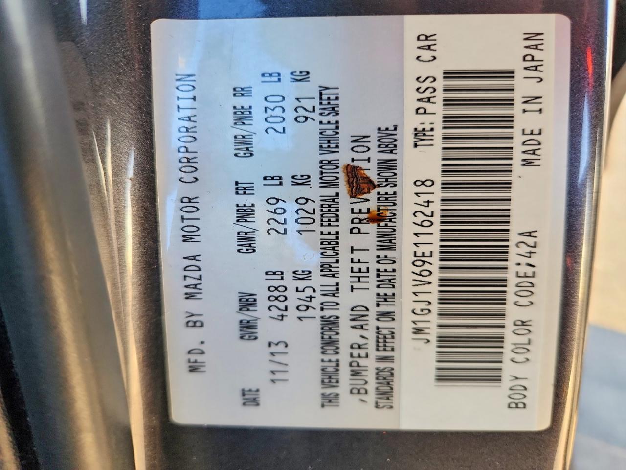 2014 Mazda 6 Touring