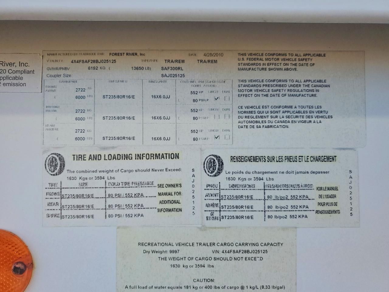 2011 Wildwood 2011 Foresriver Sandpiper