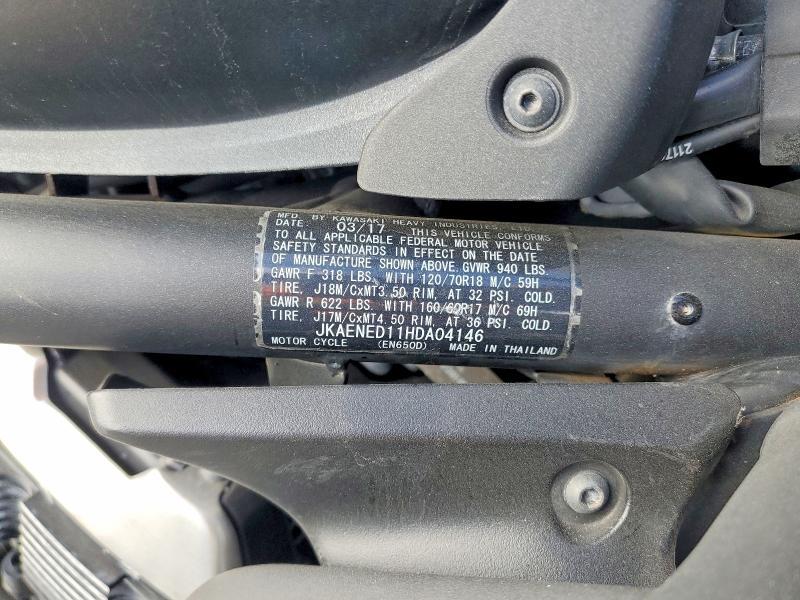 2017 Kawasaki EN650 D