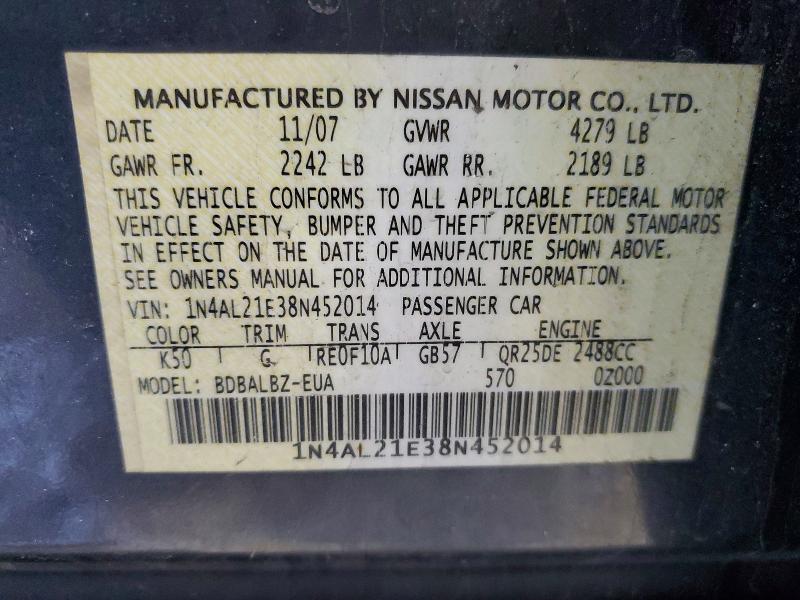 2008 Nissan Altima 2.5
