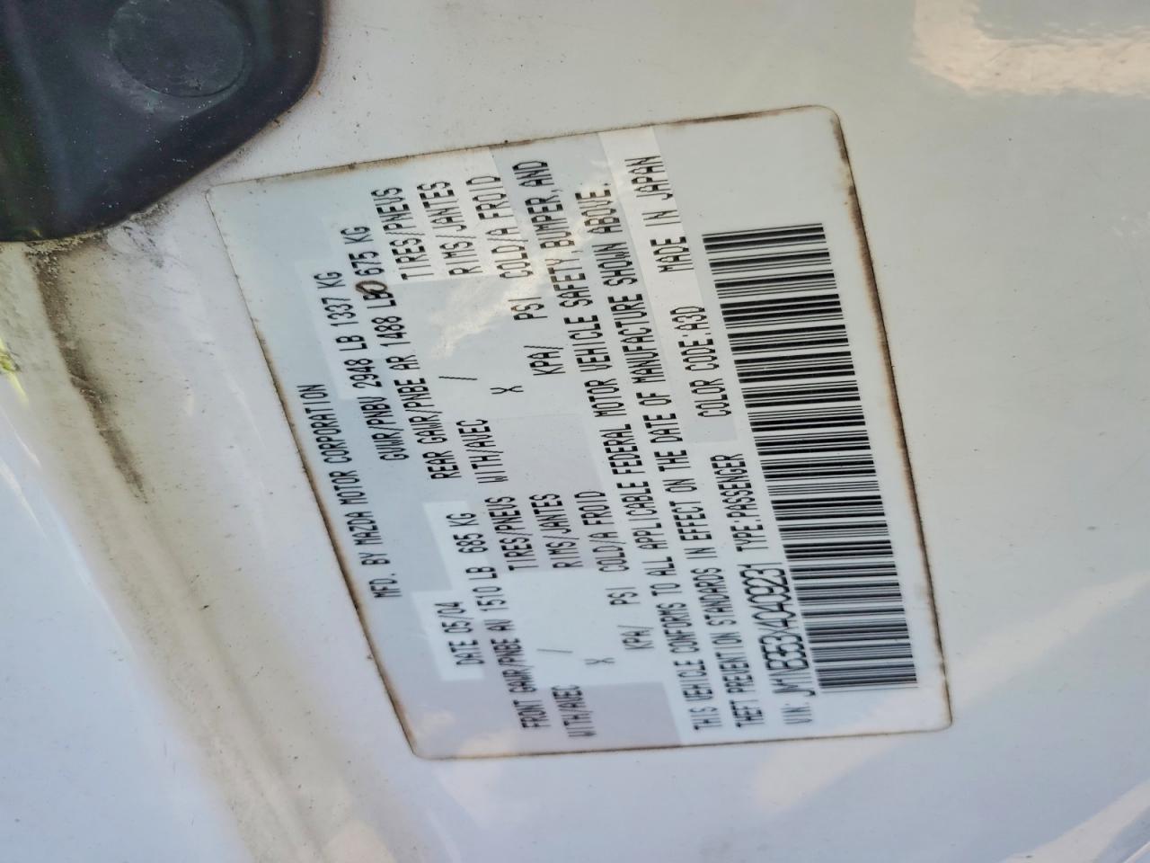 2004 Mazda Mx-5 Miata Base