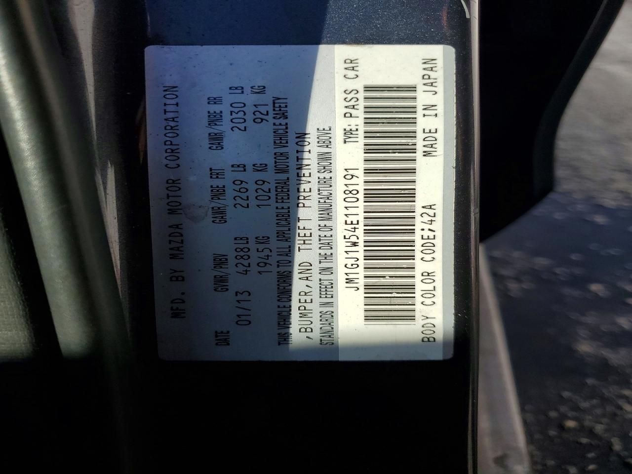 2014 Mazda 6 Grand Touring