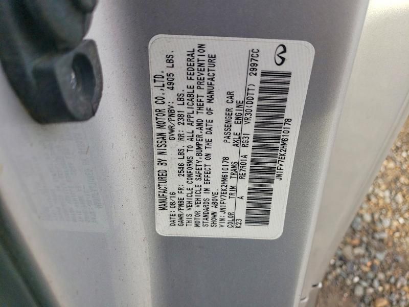 2017 Infiniti Q60 red Sport 400