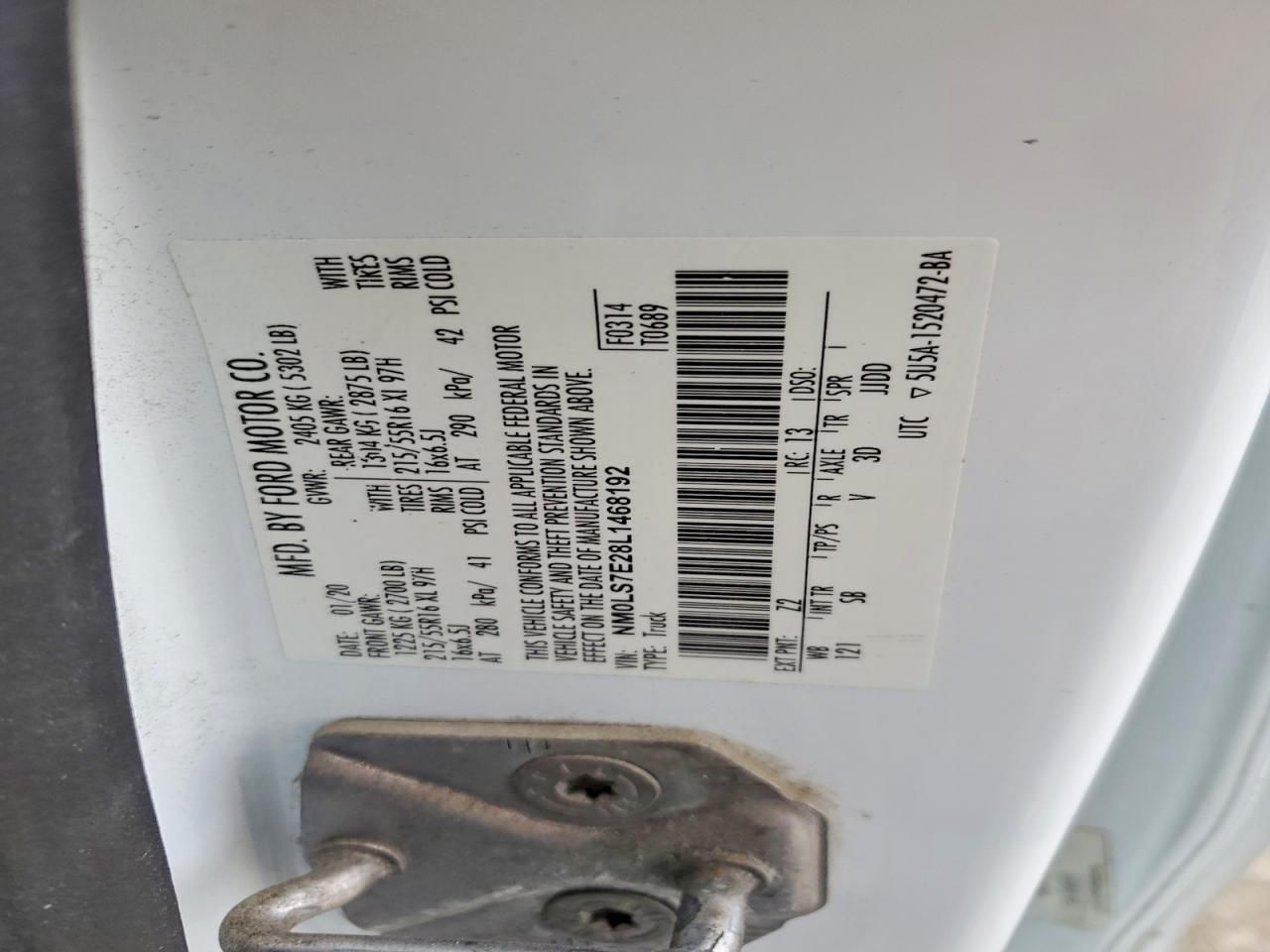 2020 Ford Transit Connect xl