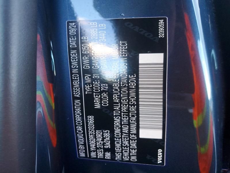 2025 Volvo Xc90 Ultra