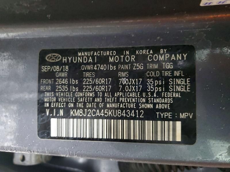 2019 Hyundai Tucson se