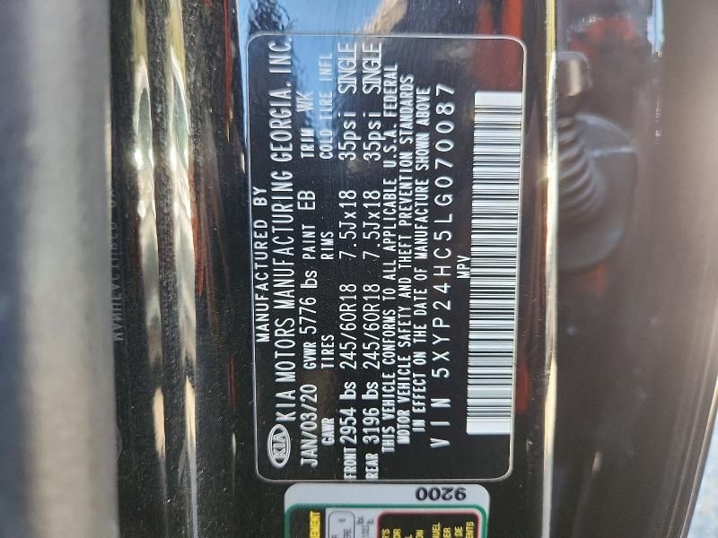 2020 KIA Telluride lx