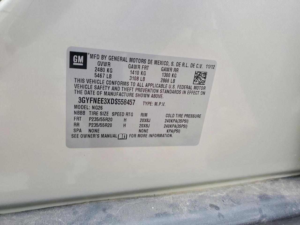 2013 Cadillac Srx Premium Collection