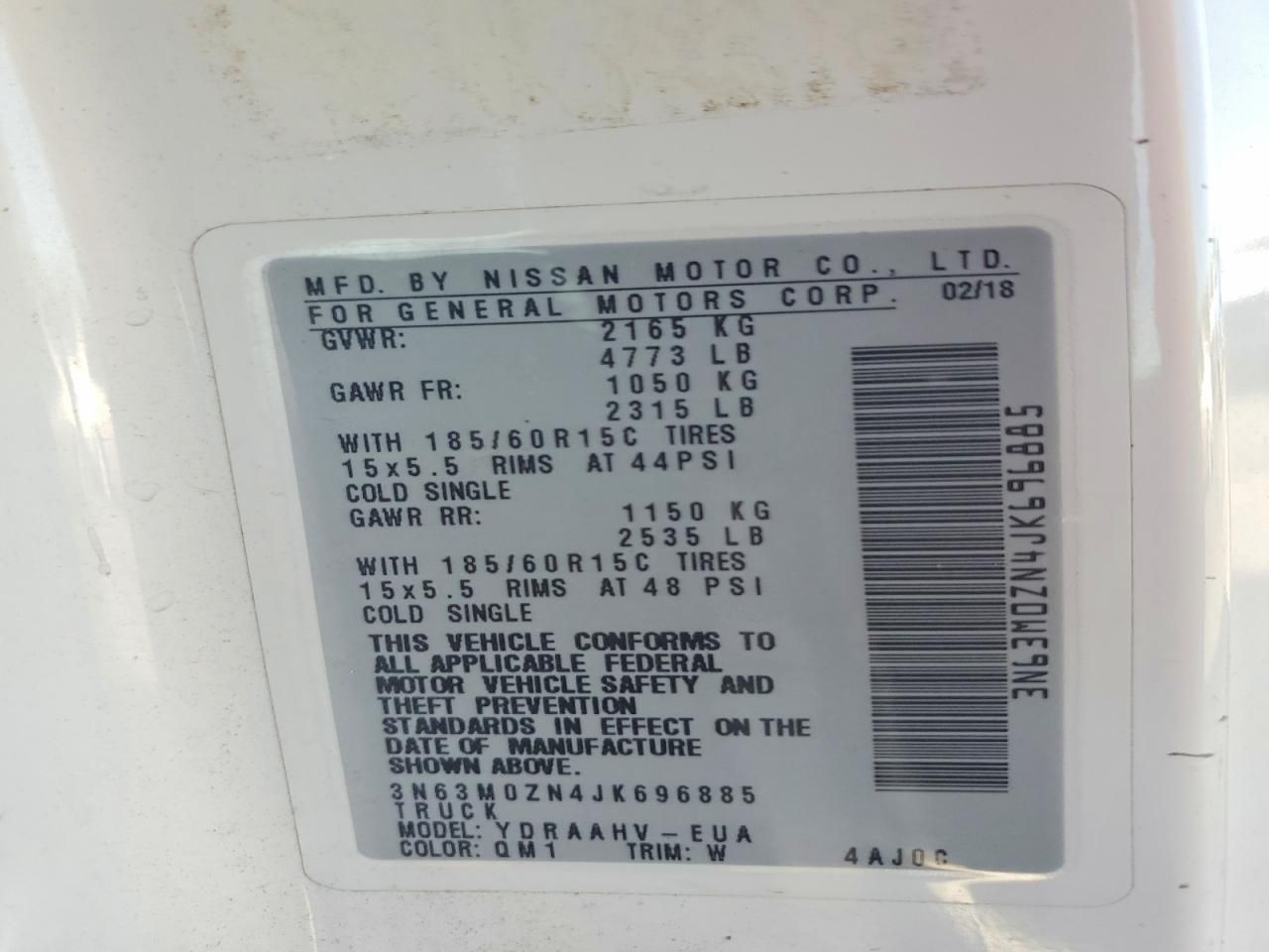 2018 Chevrolet City Express LT