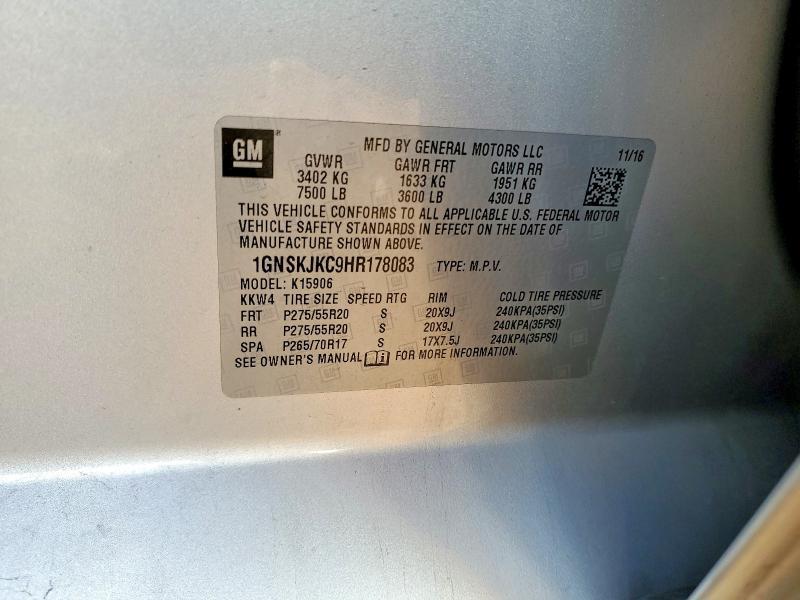 2017 Chevrolet Suburban K1500 Premier