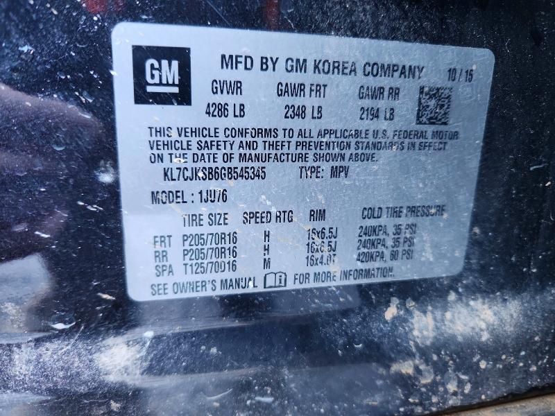 2016 Chevrolet Trax ls