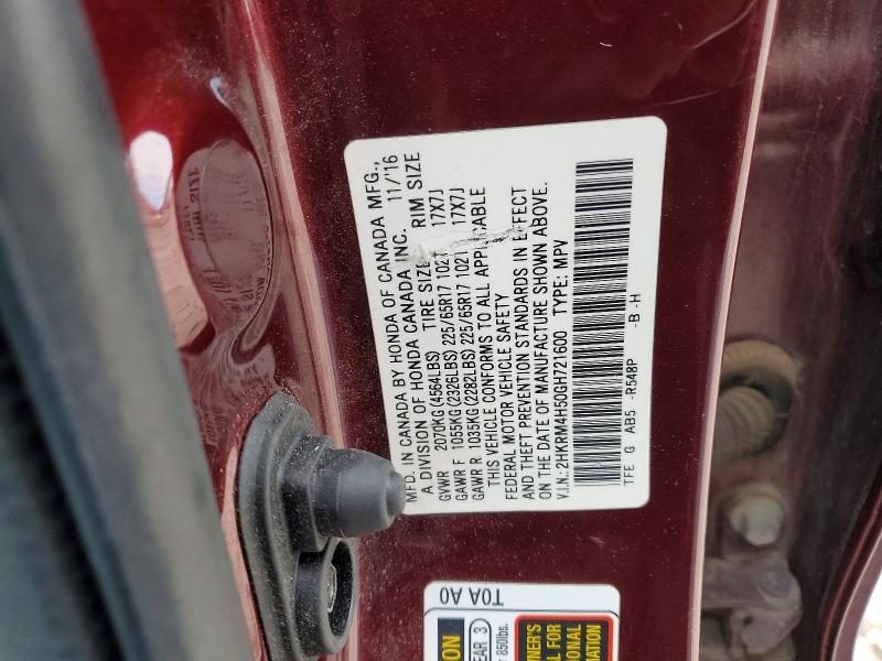 2016 Honda Cr-v ex