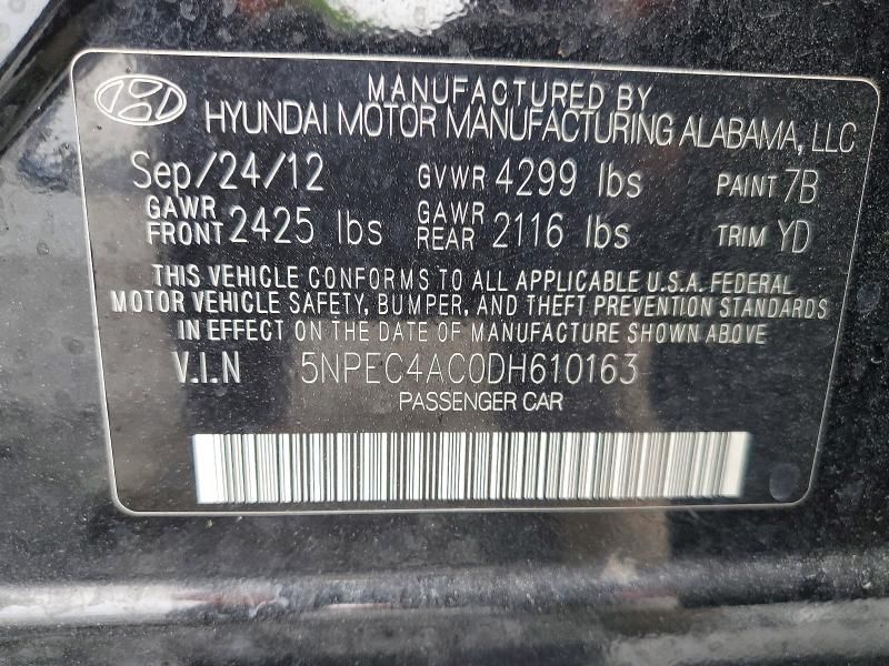 2013 Hyundai Sonata se