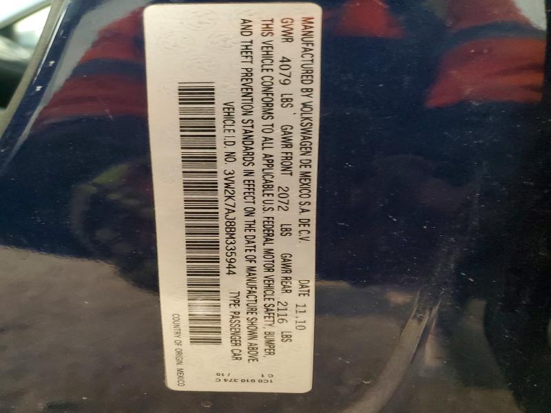 2011 Volkswagen Jetta Base