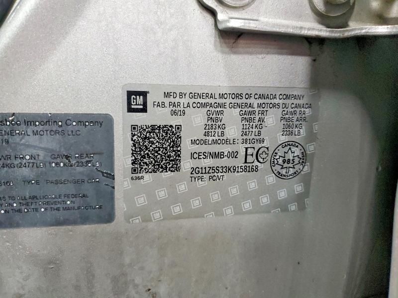 2019 Chevrolet Impala lt