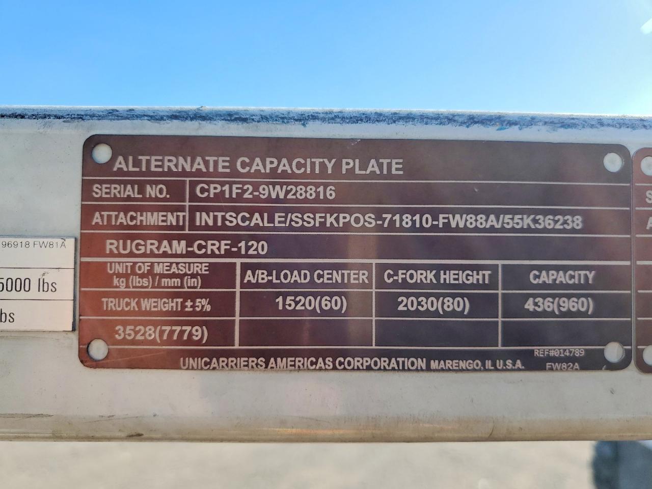 2018 Oeth 2018 Nissan Forklift