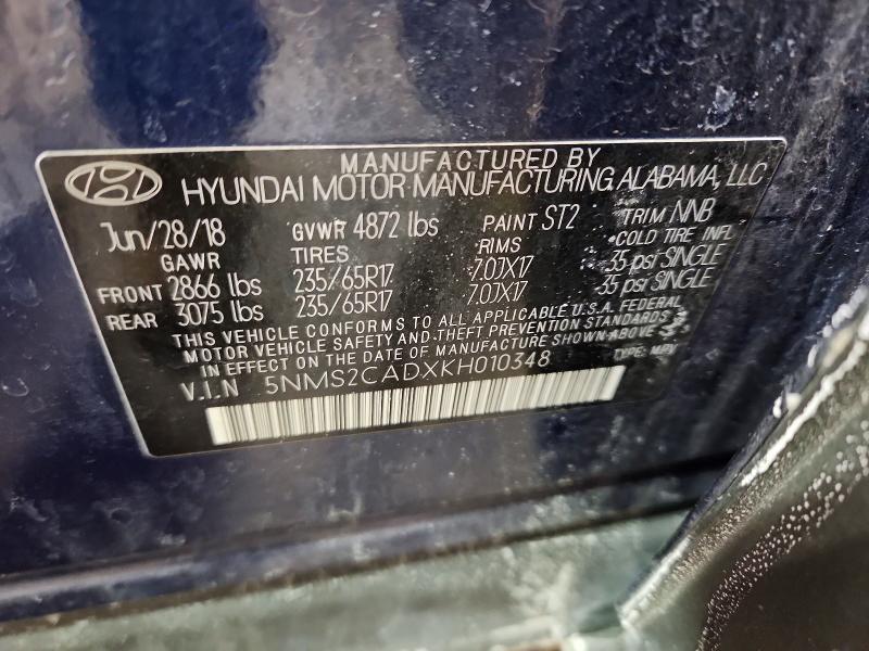 2019 Hyundai Santa fe se