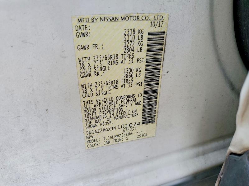 2018 Nissan Murano s