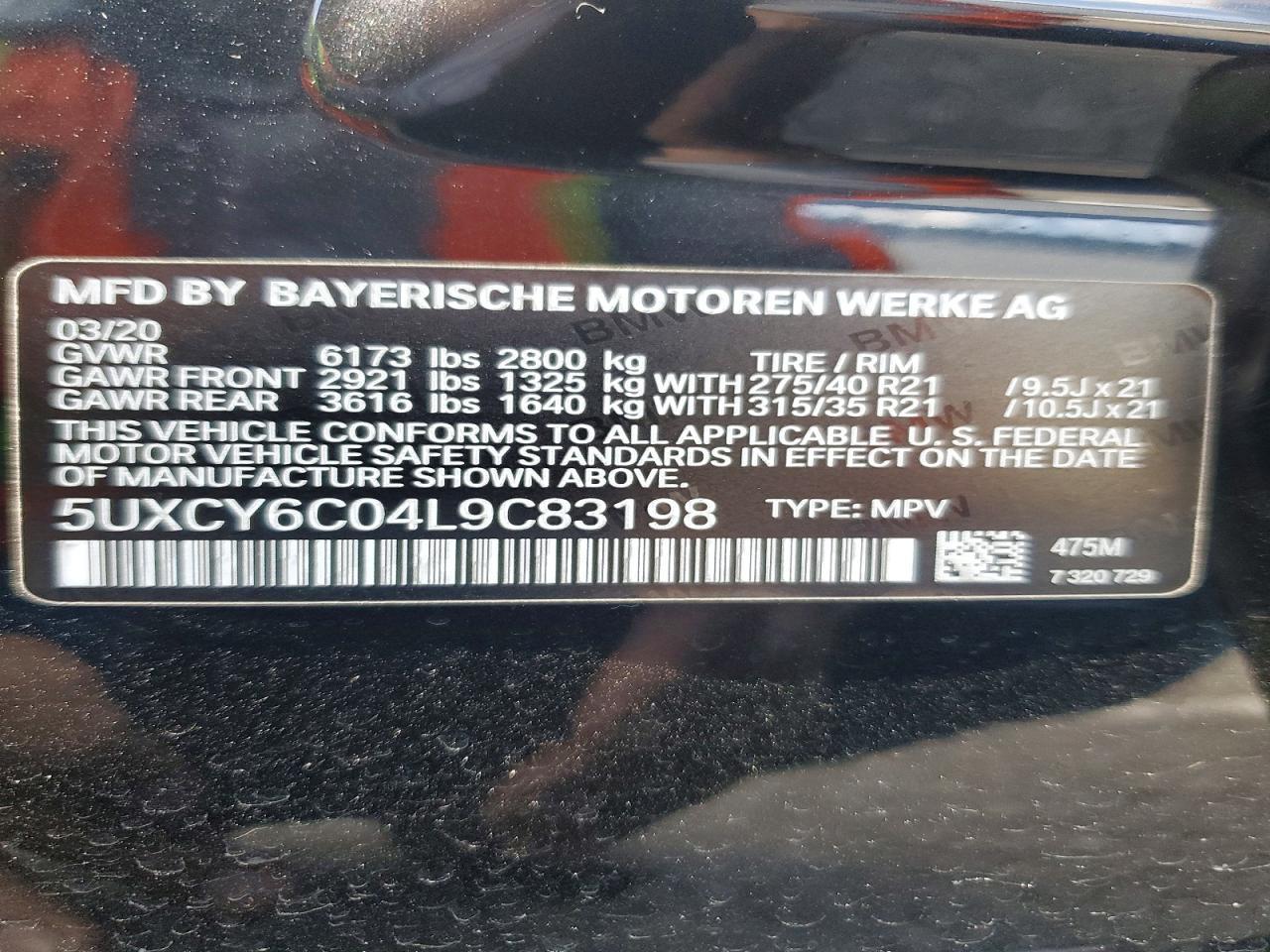2020 BMW X6 Xdrive40i