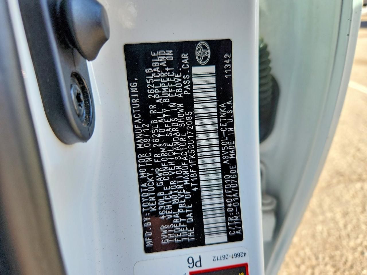 2012 Toyota Camry Base