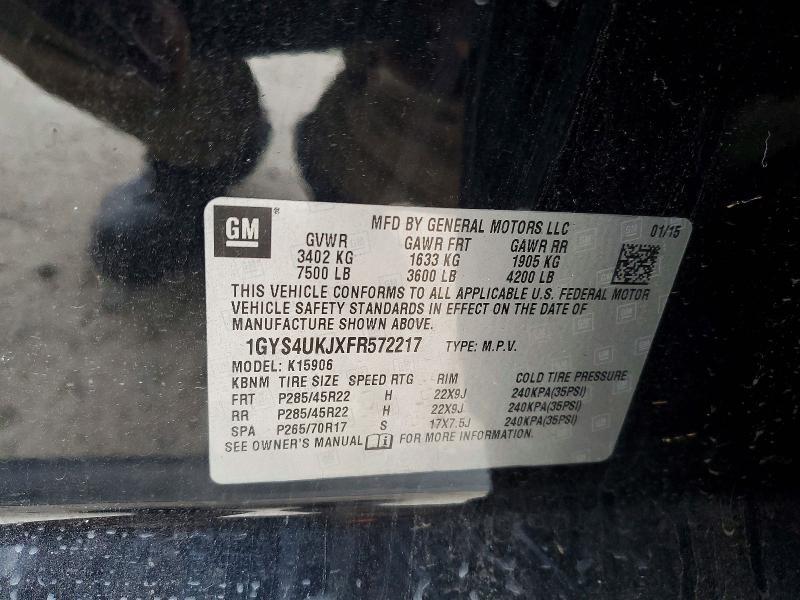 2015 Cadillac Escalade esv Platinum