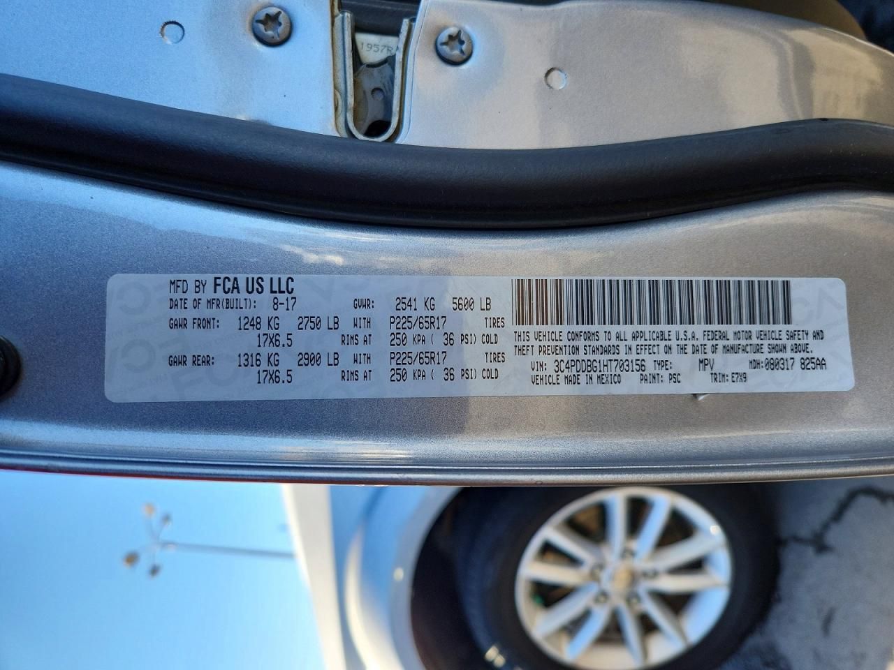 2017 Dodge Journey sxt