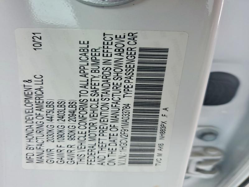 2021 Honda Accord Touring