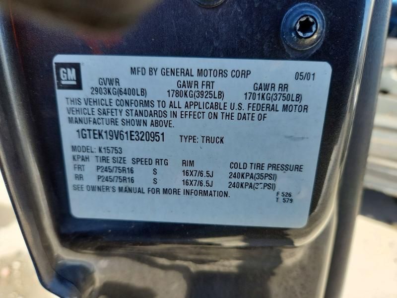 2001 GMC New Sierra K1500