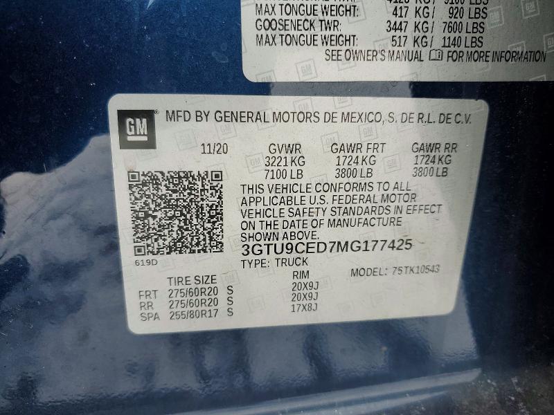 2021 GMC Sierra K1500 Elevation