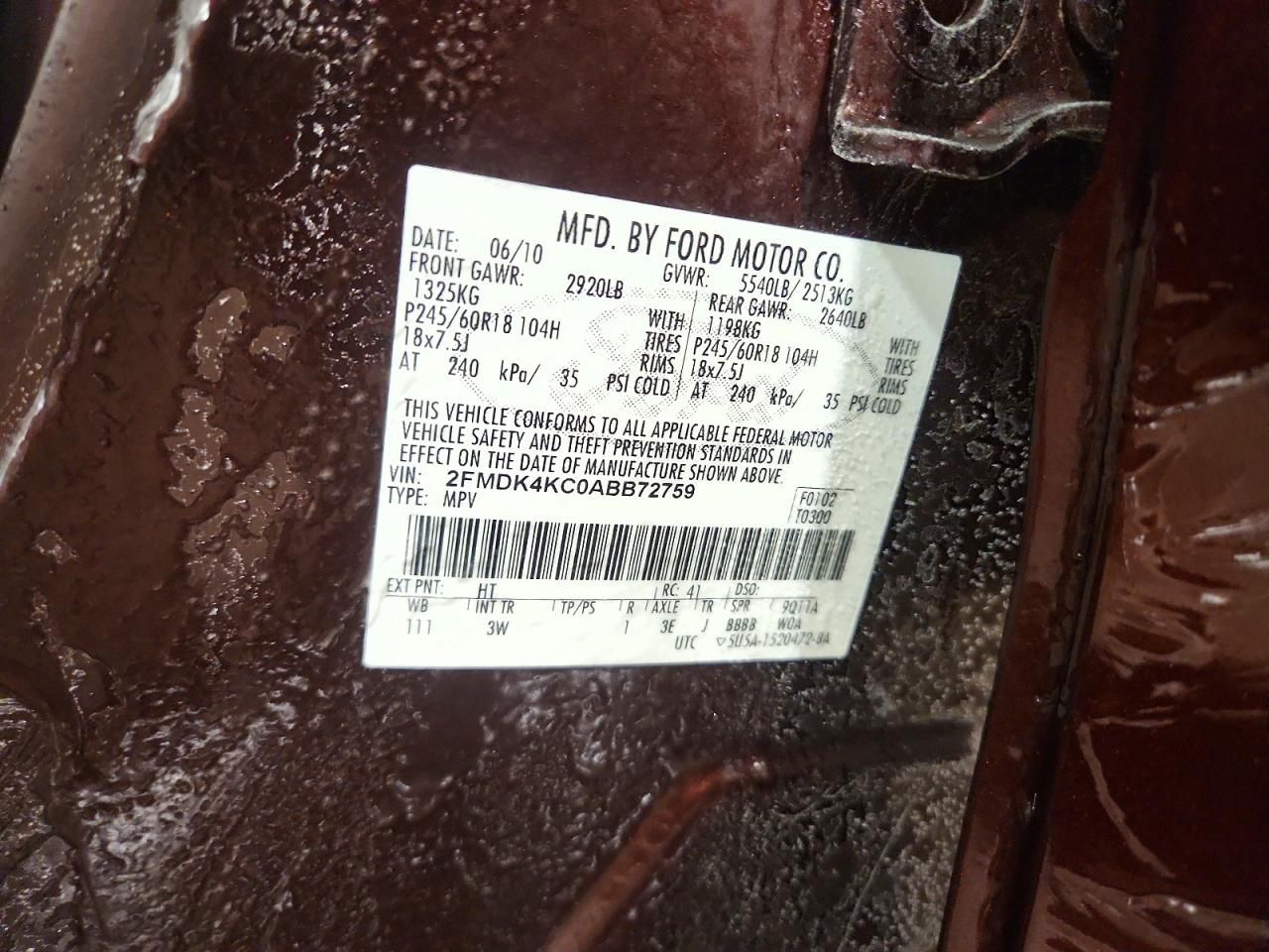 2010 Ford Edge Limited