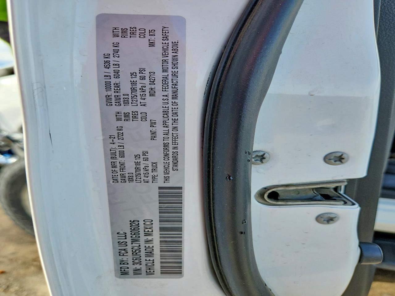 2021 Dodge RAM 2500 Tradesman