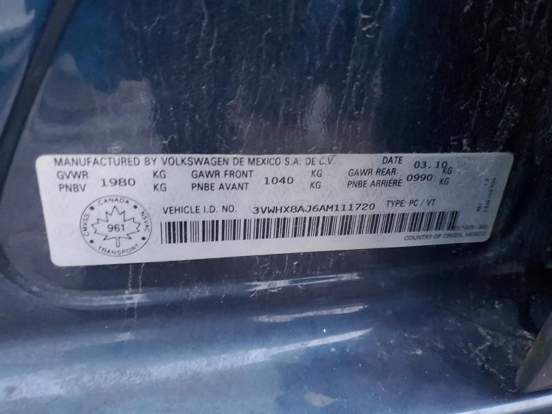 2010 Volkswagen Jetta s