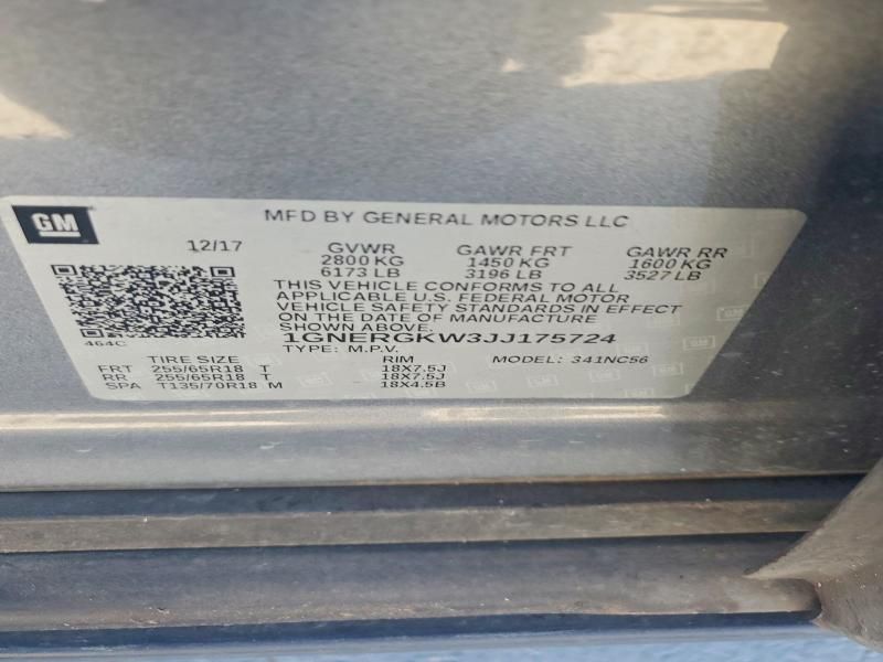 2018 Chevrolet Traverse lt