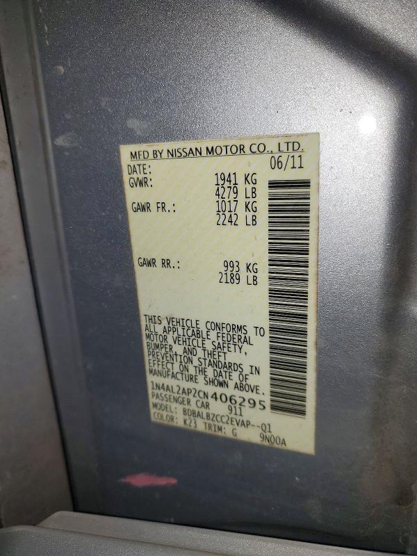 2012 Nissan Altima Base