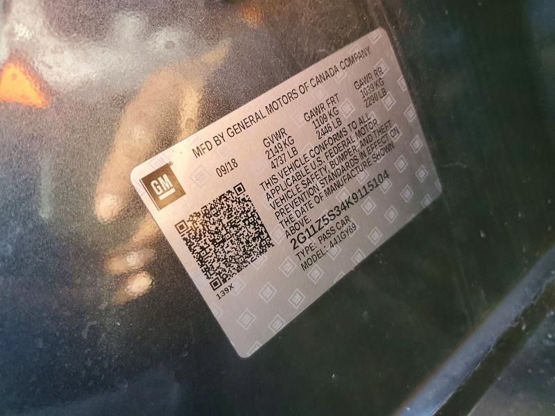 2019 Chevrolet Impala lt