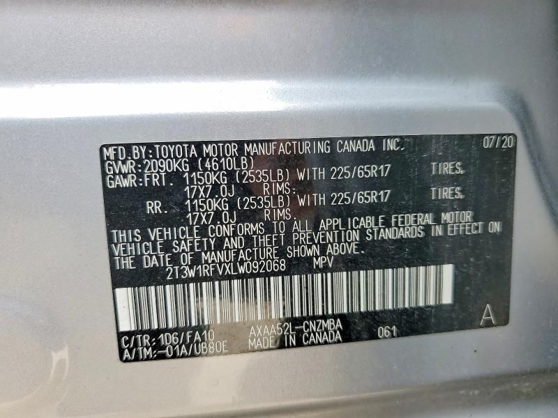 2020 Toyota Rav4 xle