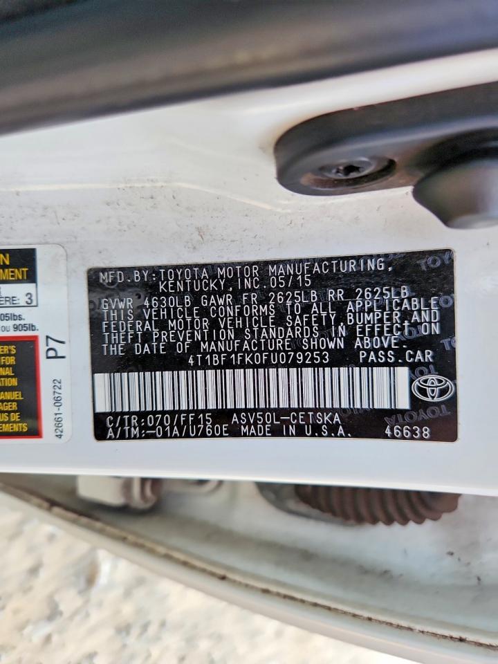 2015 Toyota Camry le