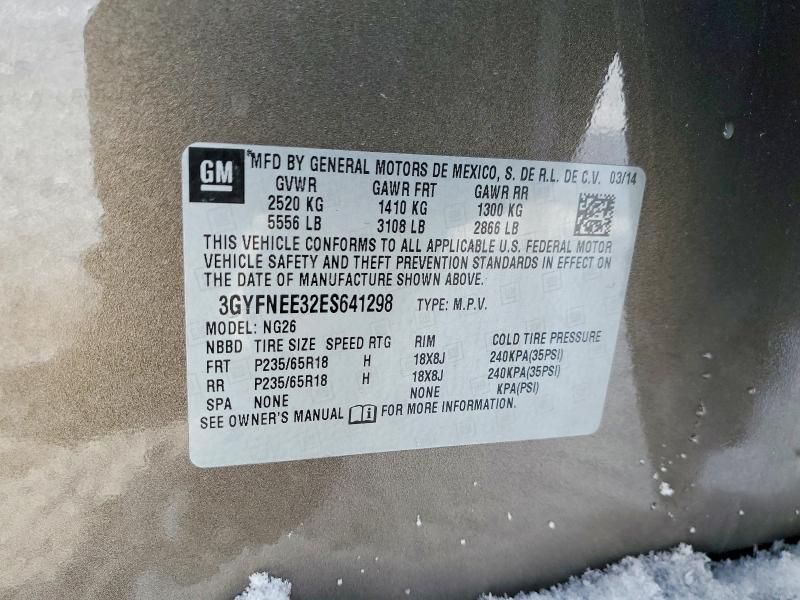 2014 Cadillac Srx Luxury Collection