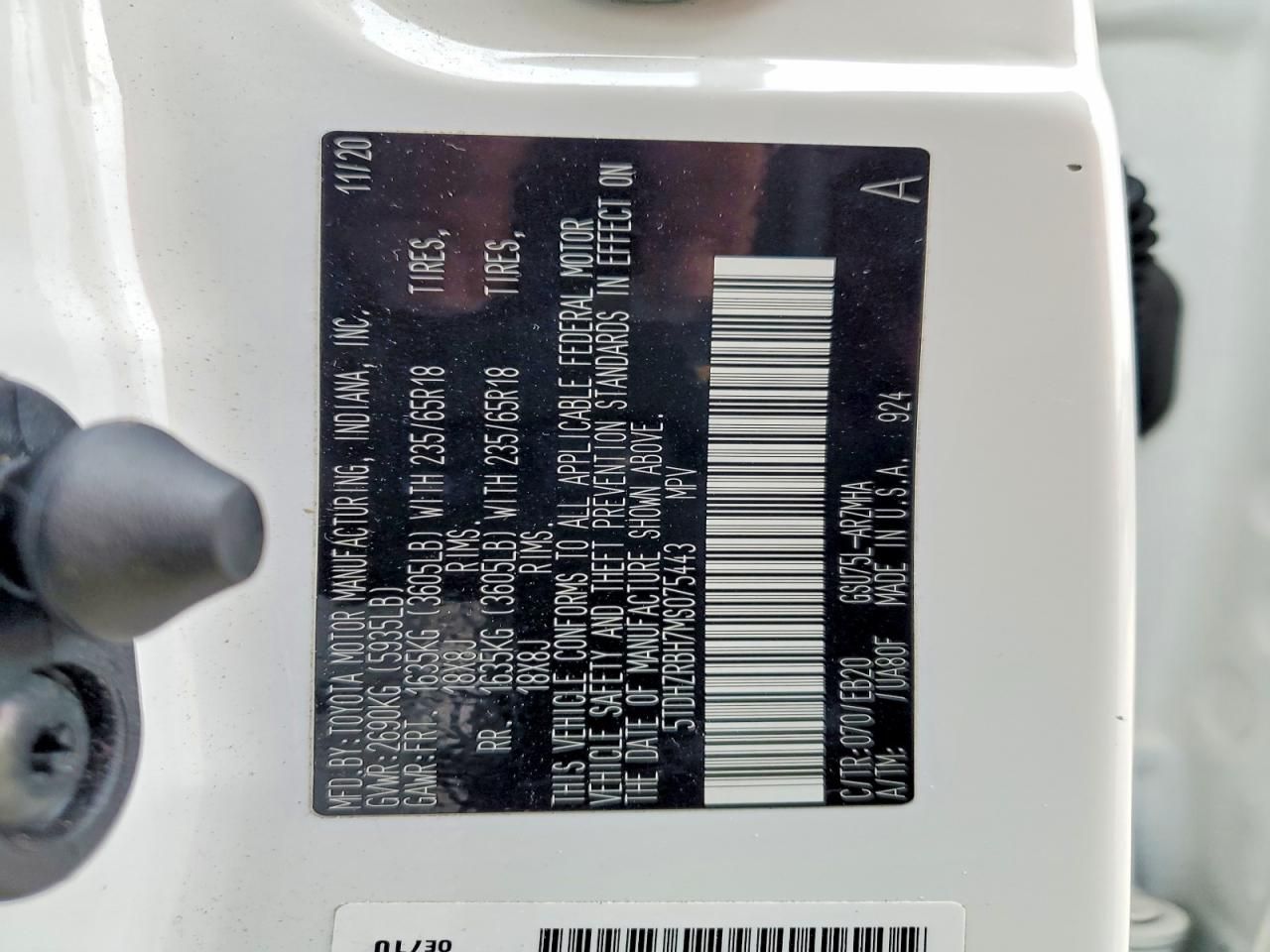 2021 Toyota Highlander xle