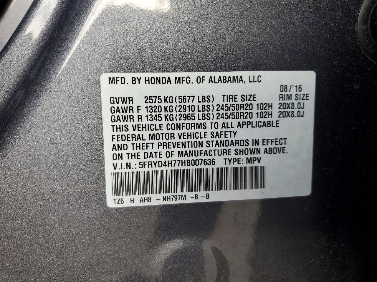 2017 Acura Mdx Technology