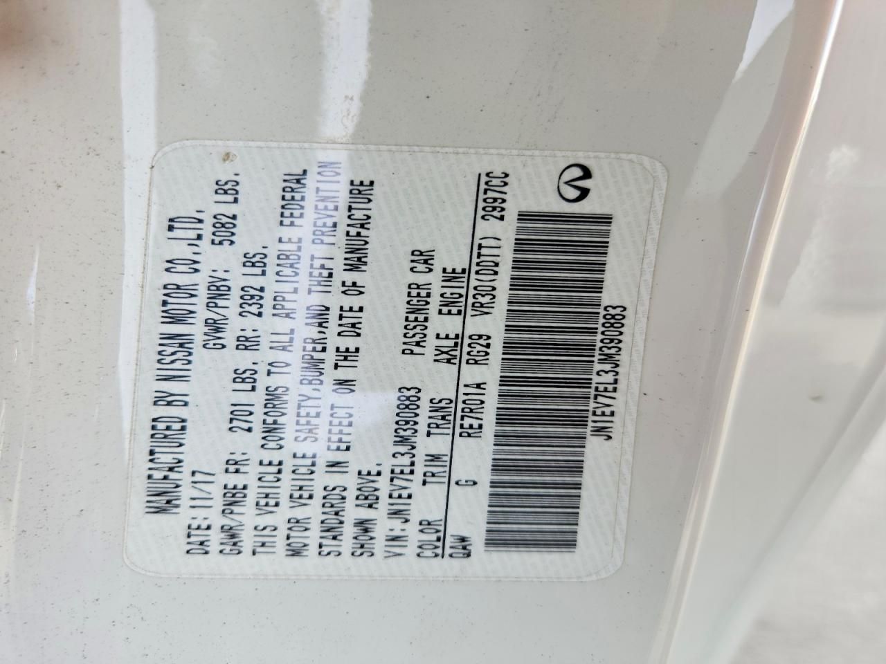 2018 Infiniti Q60 Luxe 300