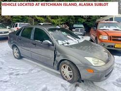 Ford Focus salvage cars for sale: 2002 Ford Focus se