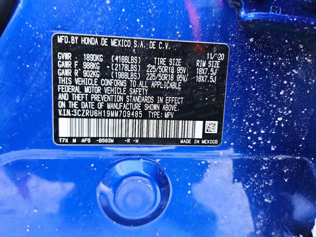 2021 Honda Hr-v Sport