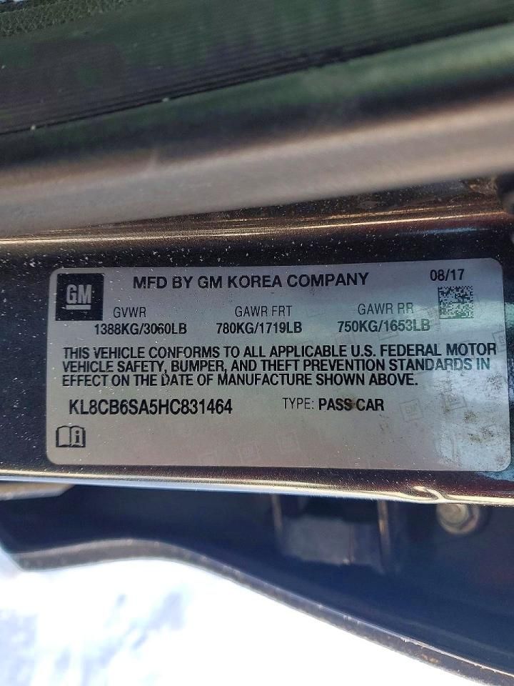 2017 Chevrolet Spark ls