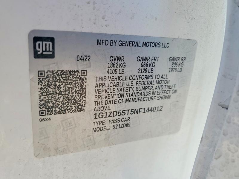 2022 Chevrolet Malibu lt